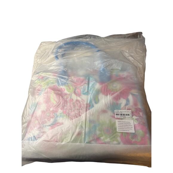 Trina Turk Floral Print Satchel Tote Bag – Blue Handles – NWT $195 - Picture 6 of 6